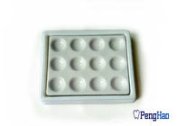 Πλαστικές προμήθειες 12 εργαστηρίων κατώτατων σημείων &amp; κάλυψης οδοντικές κεραμικό πιάτο μίξης αυλακώσεων
