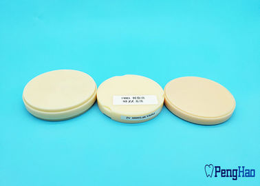 οδοντικός PMMA φραγμός 95*10mm - 25mm γύρω από τη μορφή για το σύστημα άλεσης Zirkonzahn