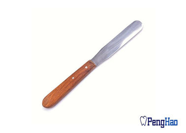 Οδοντικά Spatulas προϊόντων εργαστηρίων ανοξείδωτου οδοντικά για την ξύλινη λαβή άλατος αλγινικού οξέος ασβεστοκονιάματος